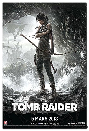 Amazon.com: Lawrence Painting Tomb Raider Lara Croft Game Art